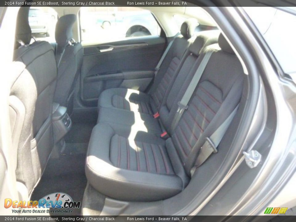 2014 Ford Fusion SE EcoBoost Sterling Gray / Charcoal Black Photo #12