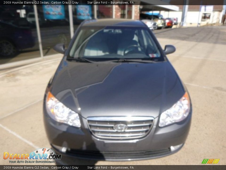 2009 Hyundai Elantra GLS Sedan Carbon Gray / Gray Photo #2