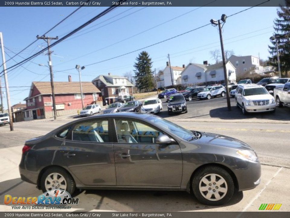 2009 Hyundai Elantra GLS Sedan Carbon Gray / Gray Photo #4