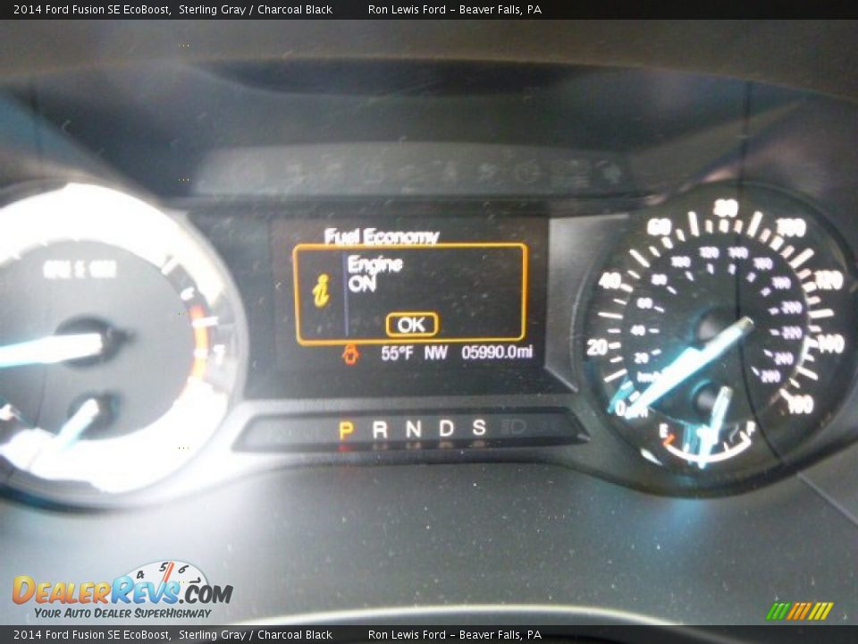 2014 Ford Fusion SE EcoBoost Sterling Gray / Charcoal Black Photo #19