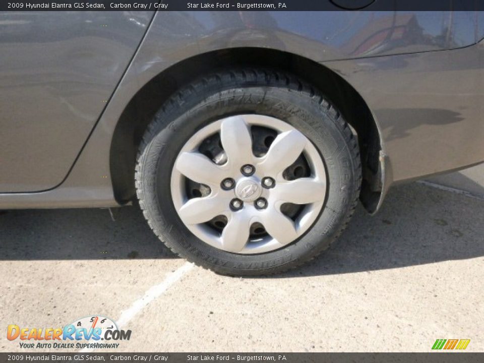 2009 Hyundai Elantra GLS Sedan Carbon Gray / Gray Photo #9