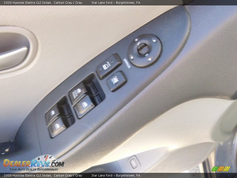 2009 Hyundai Elantra GLS Sedan Carbon Gray / Gray Photo #15