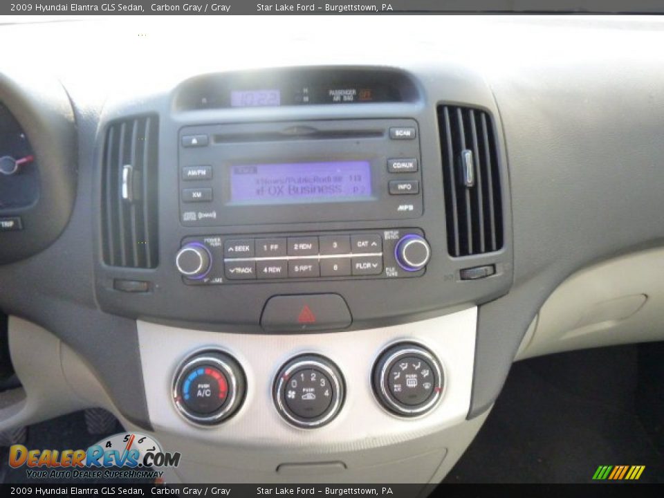 2009 Hyundai Elantra GLS Sedan Carbon Gray / Gray Photo #16