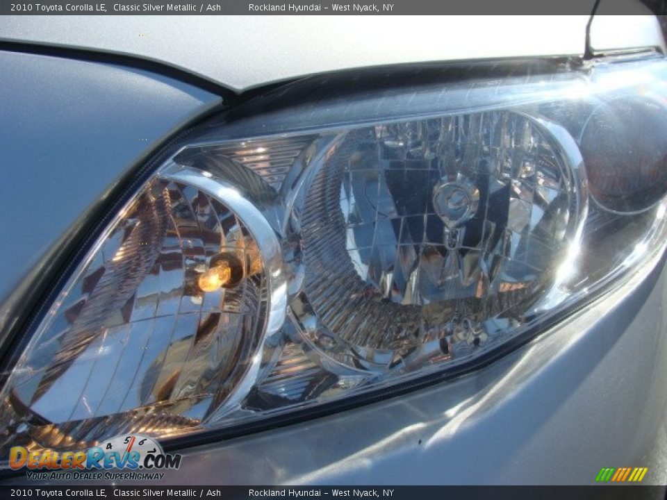 2010 Toyota Corolla LE Classic Silver Metallic / Ash Photo #25