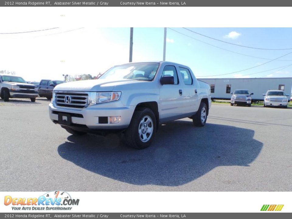 2012 Honda Ridgeline RT Alabaster Silver Metallic / Gray Photo #1
