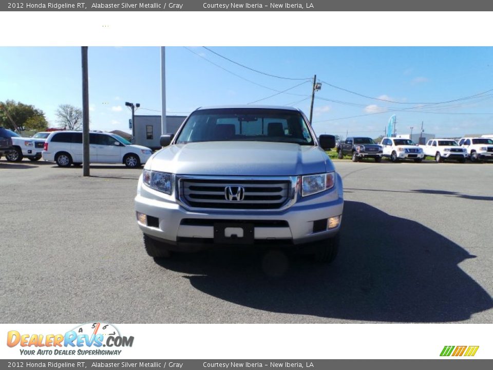 2012 Honda Ridgeline RT Alabaster Silver Metallic / Gray Photo #2