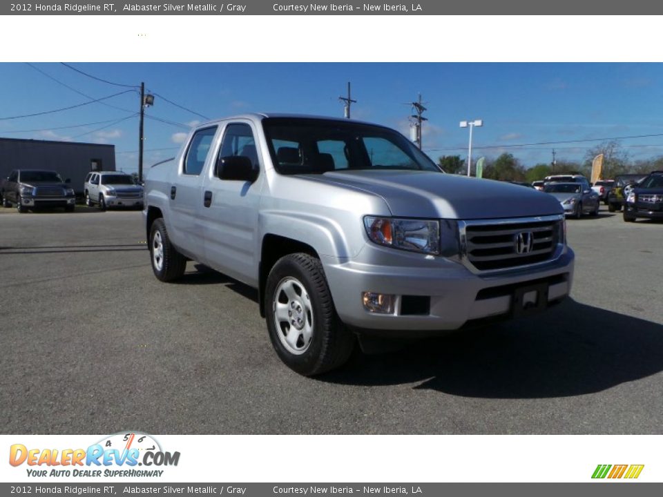 2012 Honda Ridgeline RT Alabaster Silver Metallic / Gray Photo #3