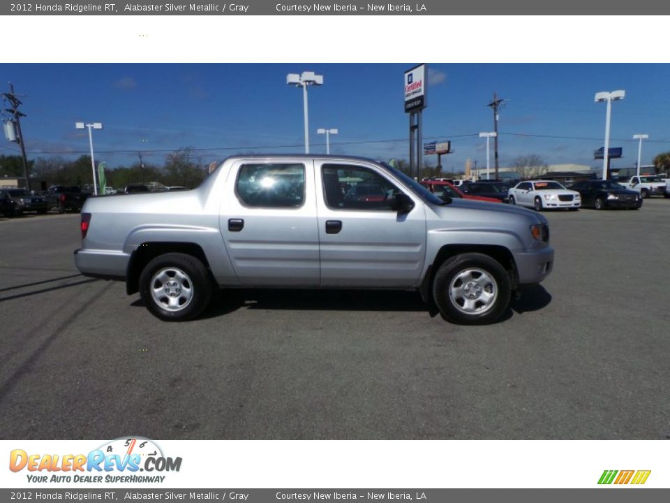2012 Honda Ridgeline RT Alabaster Silver Metallic / Gray Photo #4