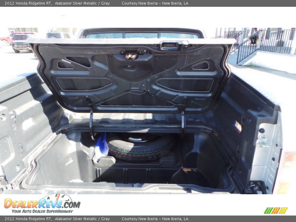 2012 Honda Ridgeline RT Alabaster Silver Metallic / Gray Photo #7