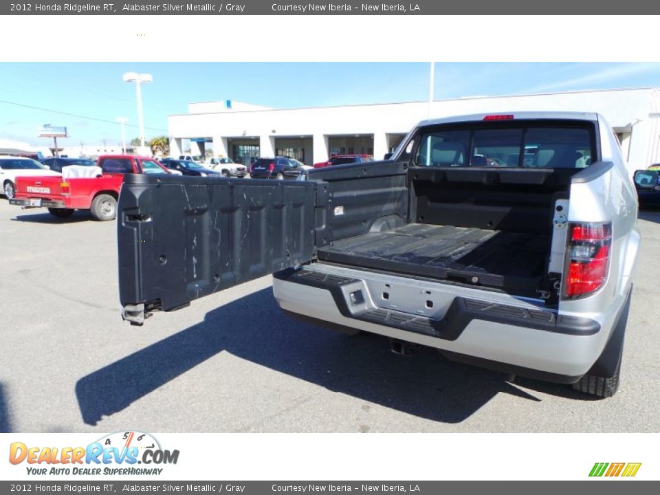 2012 Honda Ridgeline RT Alabaster Silver Metallic / Gray Photo #8
