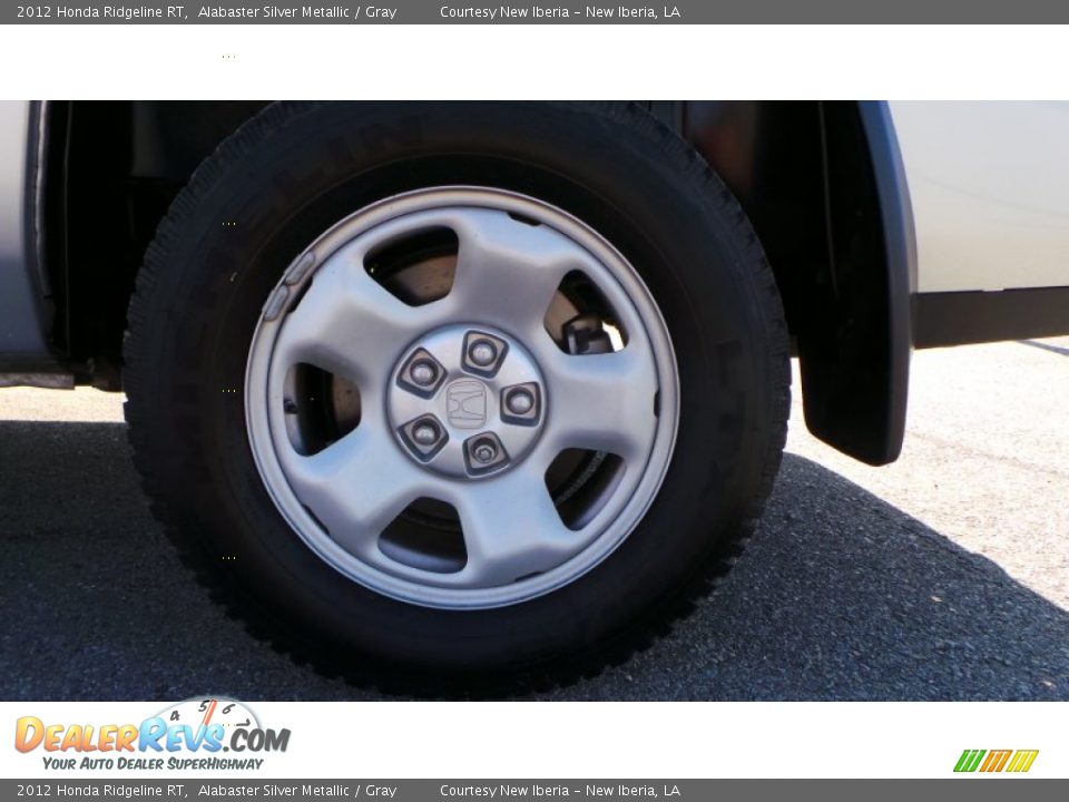 2012 Honda Ridgeline RT Alabaster Silver Metallic / Gray Photo #9