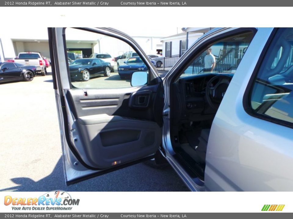 2012 Honda Ridgeline RT Alabaster Silver Metallic / Gray Photo #10