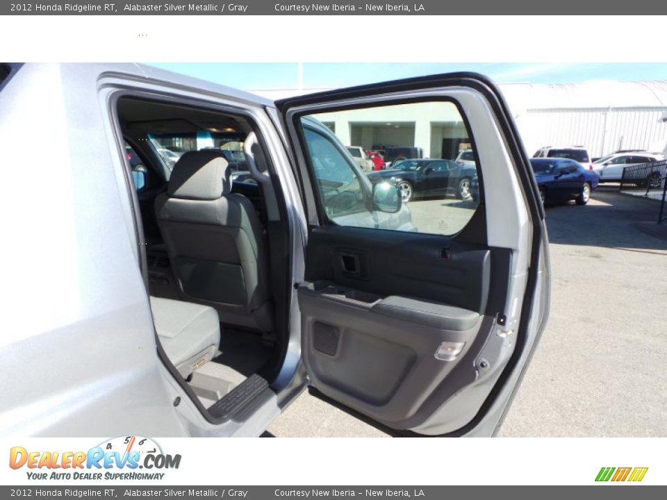2012 Honda Ridgeline RT Alabaster Silver Metallic / Gray Photo #12