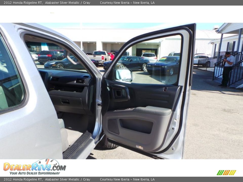 2012 Honda Ridgeline RT Alabaster Silver Metallic / Gray Photo #13