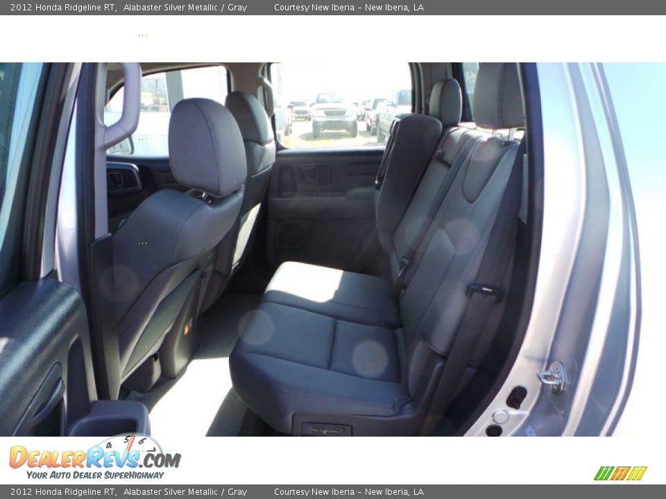 2012 Honda Ridgeline RT Alabaster Silver Metallic / Gray Photo #15