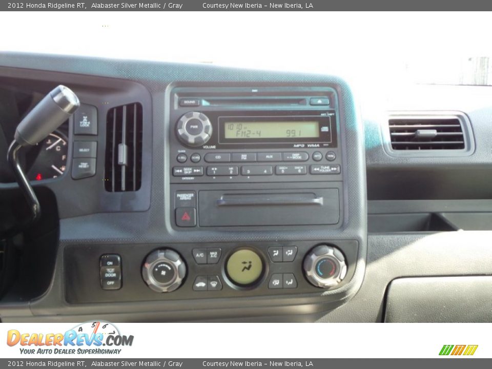 2012 Honda Ridgeline RT Alabaster Silver Metallic / Gray Photo #17