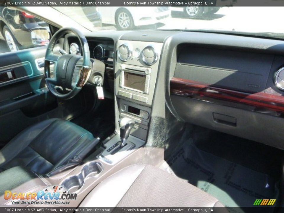 2007 Lincoln MKZ AWD Sedan Alloy Metallic / Dark Charcoal Photo #11