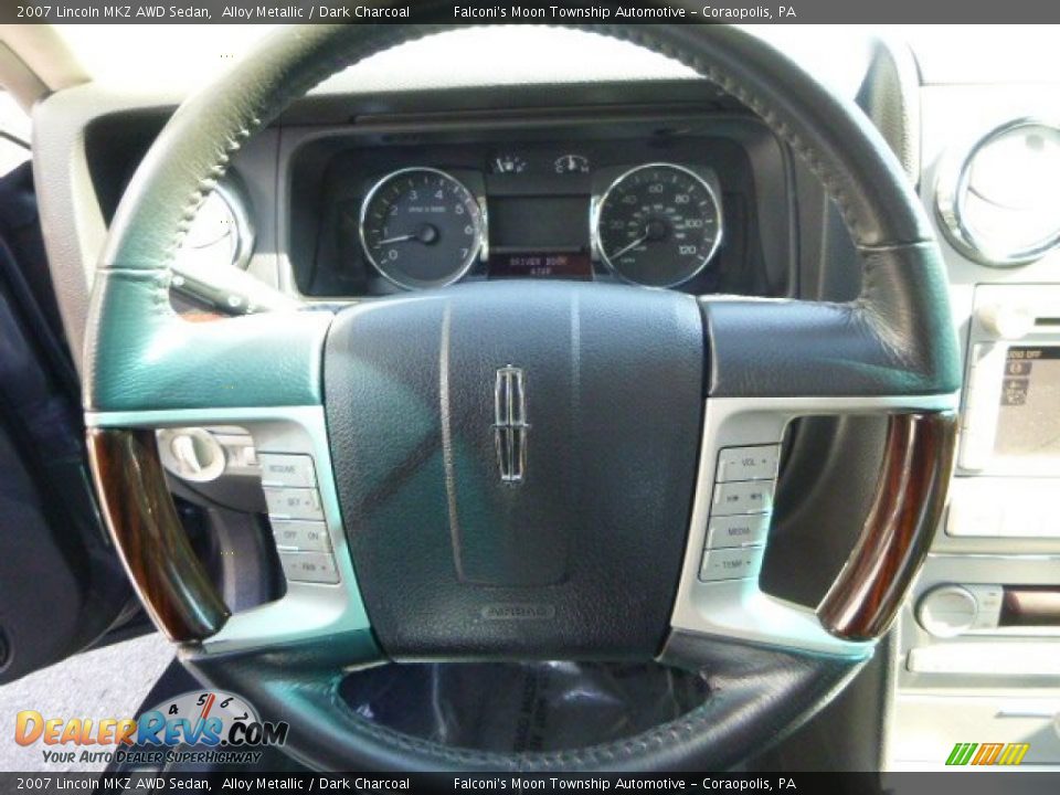 2007 Lincoln MKZ AWD Sedan Alloy Metallic / Dark Charcoal Photo #22