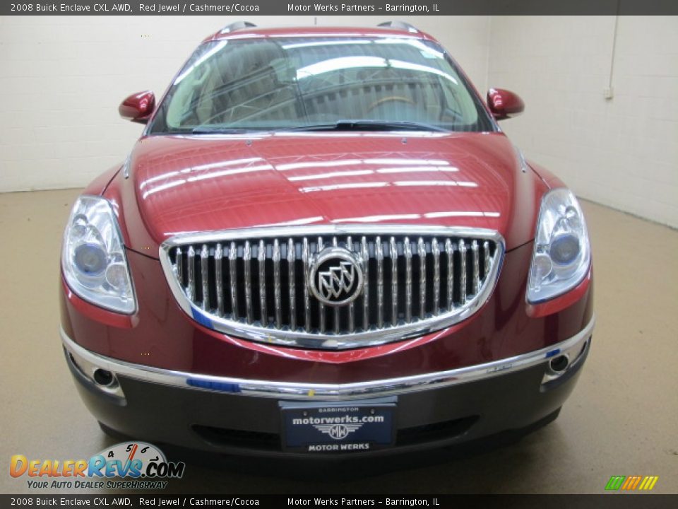 2008 Buick Enclave CXL AWD Red Jewel / Cashmere/Cocoa Photo #2