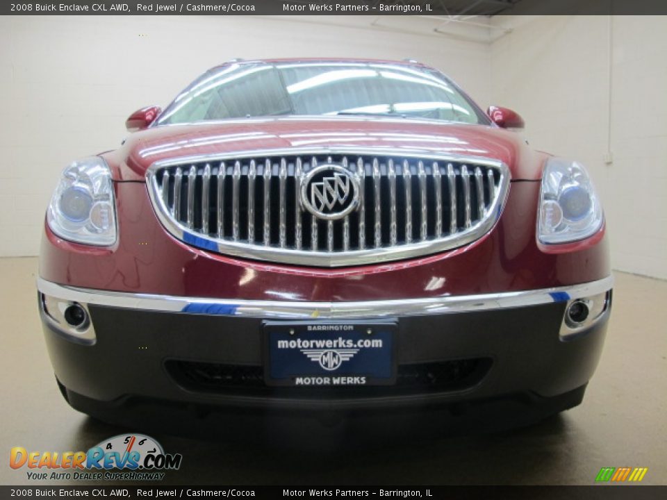 2008 Buick Enclave CXL AWD Red Jewel / Cashmere/Cocoa Photo #3