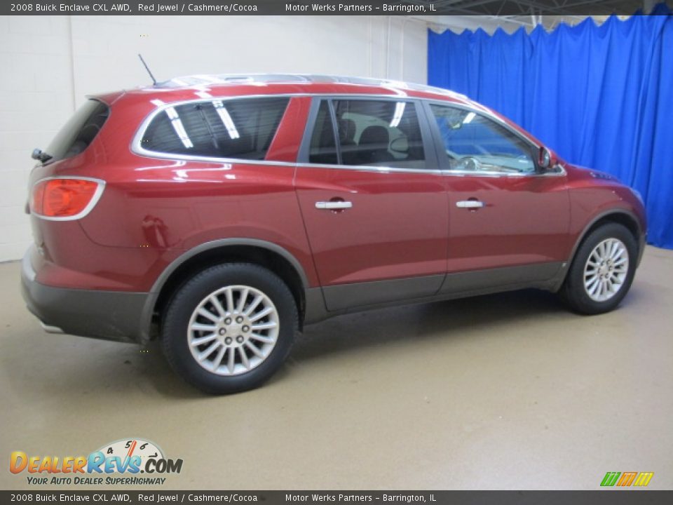 2008 Buick Enclave CXL AWD Red Jewel / Cashmere/Cocoa Photo #10