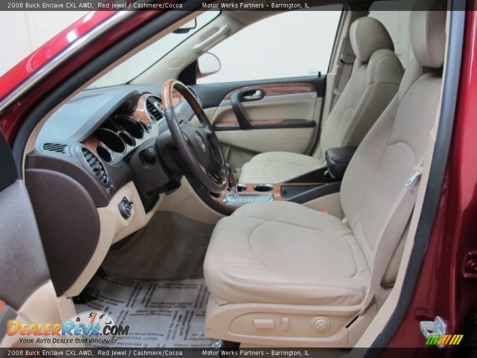 2008 Buick Enclave CXL AWD Red Jewel / Cashmere/Cocoa Photo #15