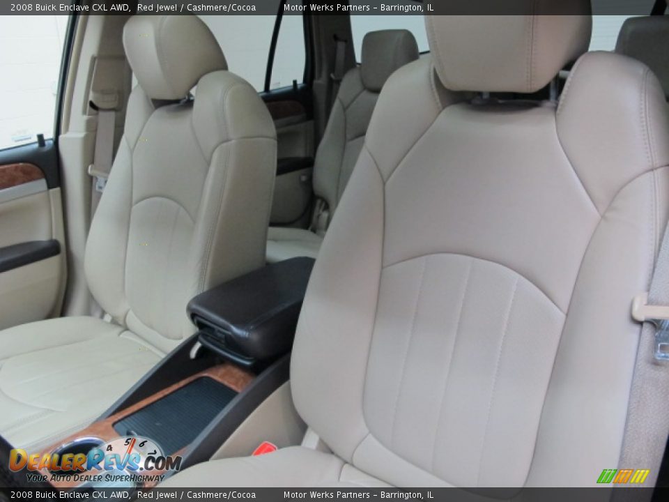 2008 Buick Enclave CXL AWD Red Jewel / Cashmere/Cocoa Photo #16