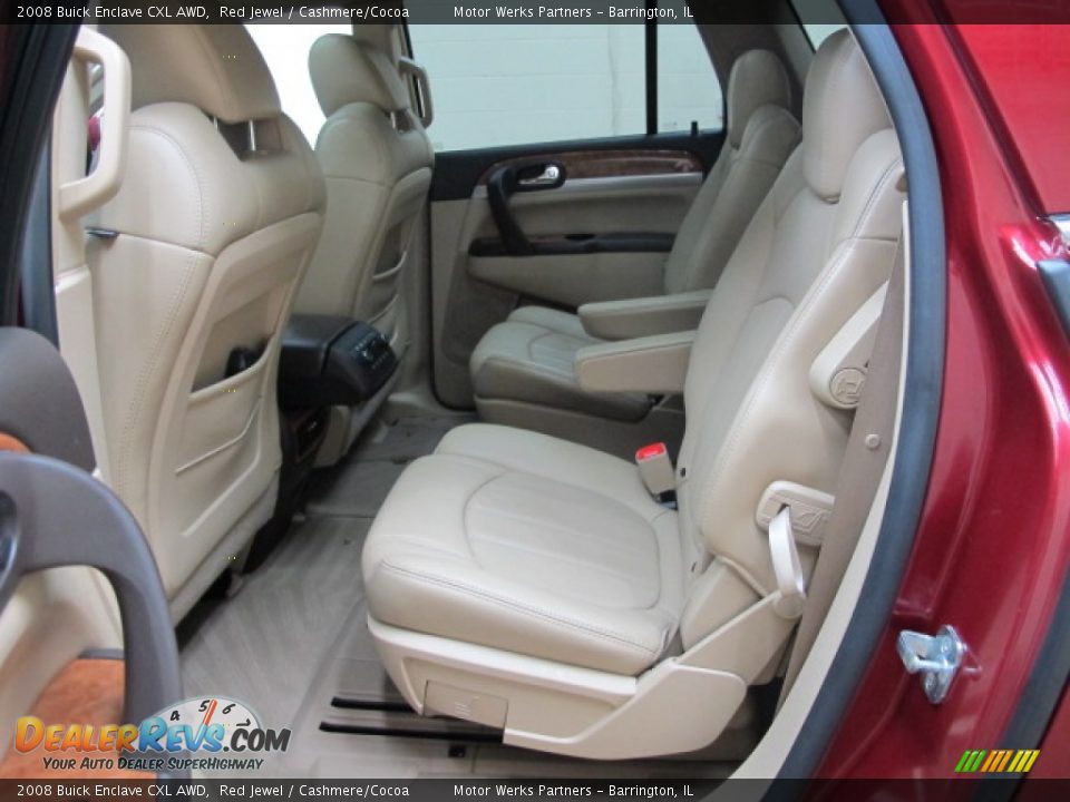 2008 Buick Enclave CXL AWD Red Jewel / Cashmere/Cocoa Photo #17