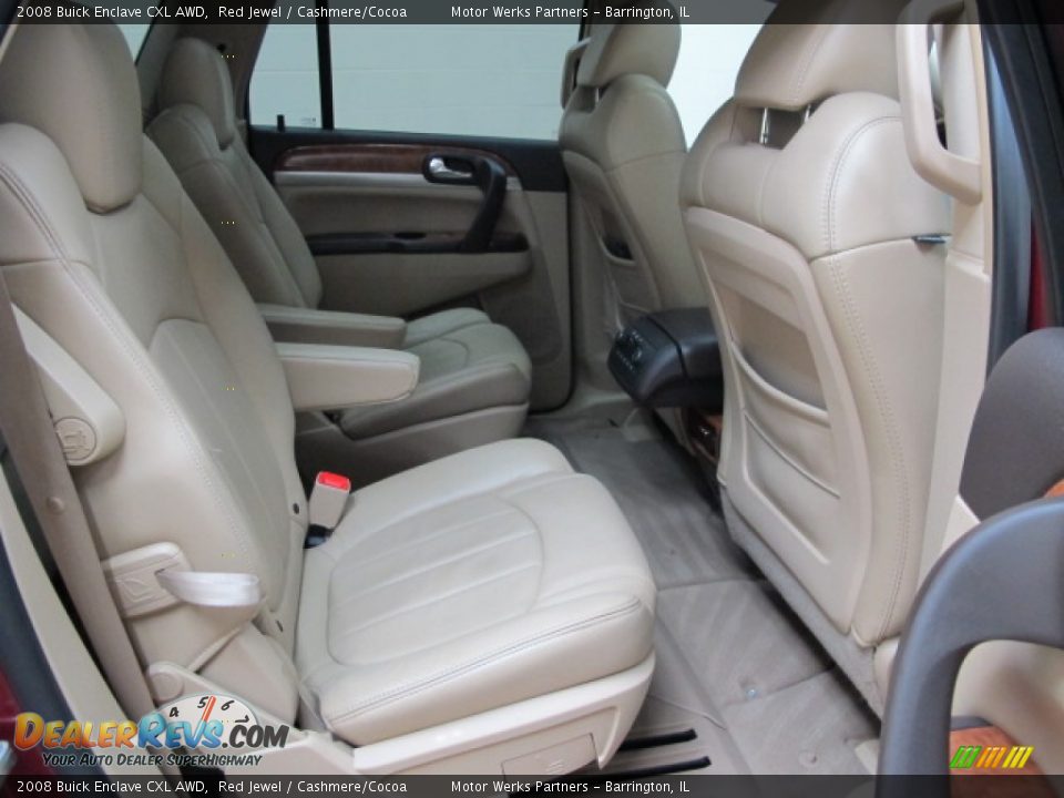 2008 Buick Enclave CXL AWD Red Jewel / Cashmere/Cocoa Photo #19