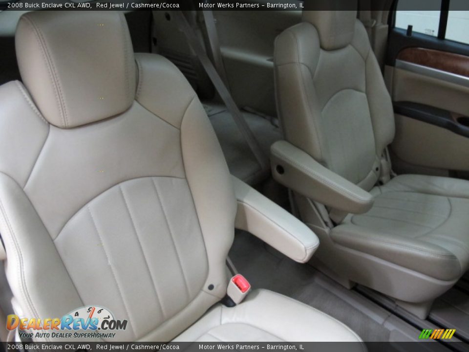 2008 Buick Enclave CXL AWD Red Jewel / Cashmere/Cocoa Photo #20
