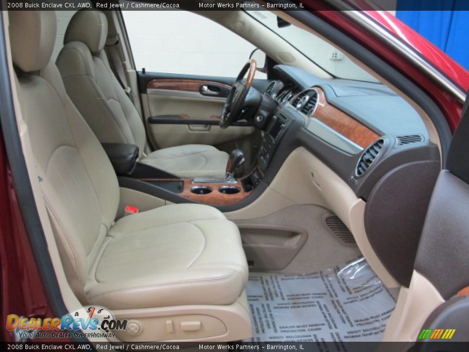 2008 Buick Enclave CXL AWD Red Jewel / Cashmere/Cocoa Photo #21