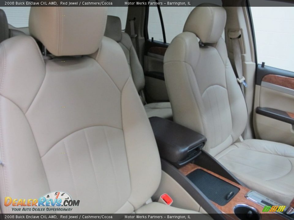 2008 Buick Enclave CXL AWD Red Jewel / Cashmere/Cocoa Photo #22