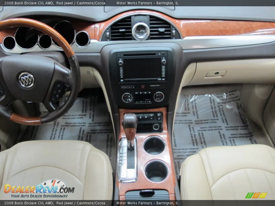 2008 Buick Enclave CXL AWD Red Jewel / Cashmere/Cocoa Photo #24