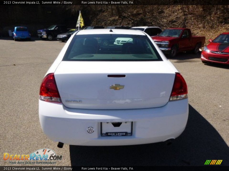 2013 Chevrolet Impala LS Summit White / Ebony Photo #7