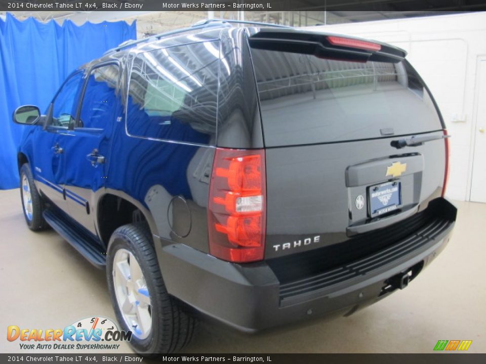 2014 Chevrolet Tahoe LT 4x4 Black / Ebony Photo #6