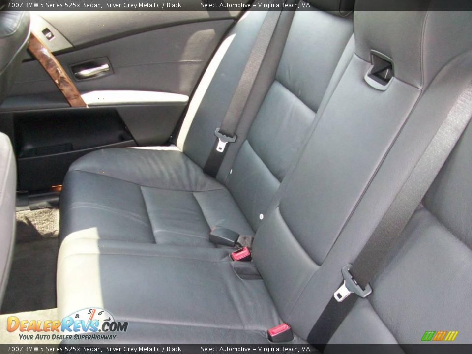 2007 BMW 5 Series 525xi Sedan Silver Grey Metallic / Black Photo #20