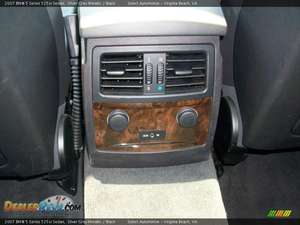2007 BMW 5 Series 525xi Sedan Silver Grey Metallic / Black Photo #21