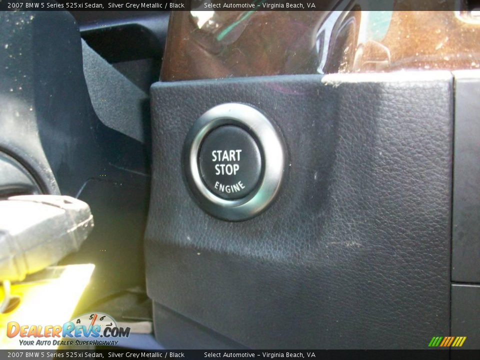 2007 BMW 5 Series 525xi Sedan Silver Grey Metallic / Black Photo #29
