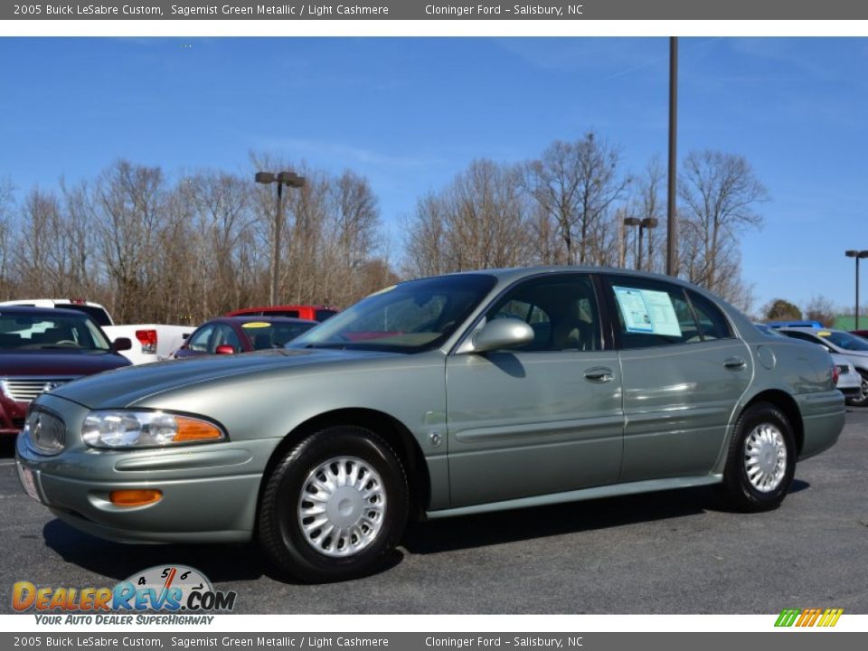 2005 Buick LeSabre Custom Sagemist Green Metallic / Light Cashmere Photo #3