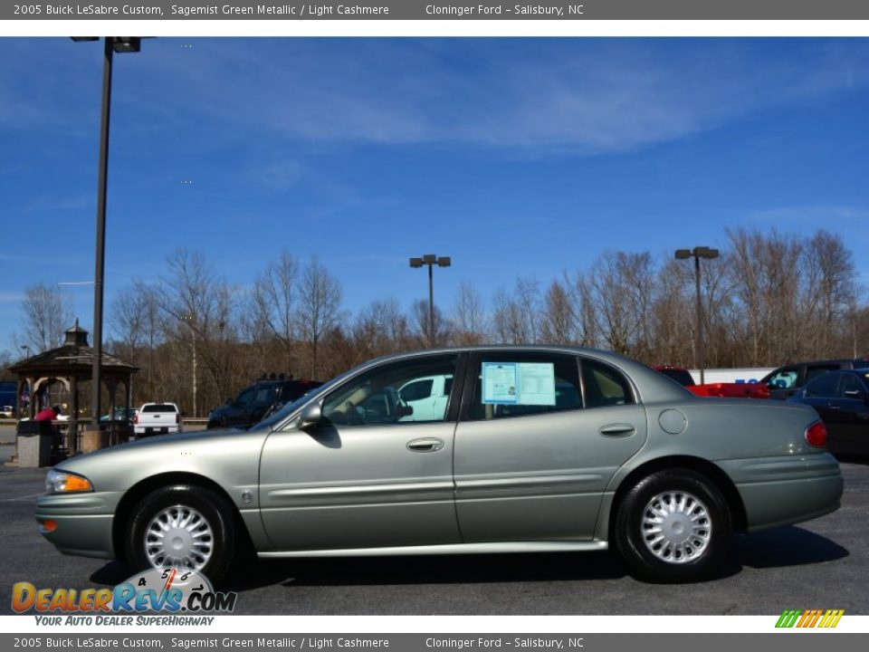 2005 Buick LeSabre Custom Sagemist Green Metallic / Light Cashmere Photo #6