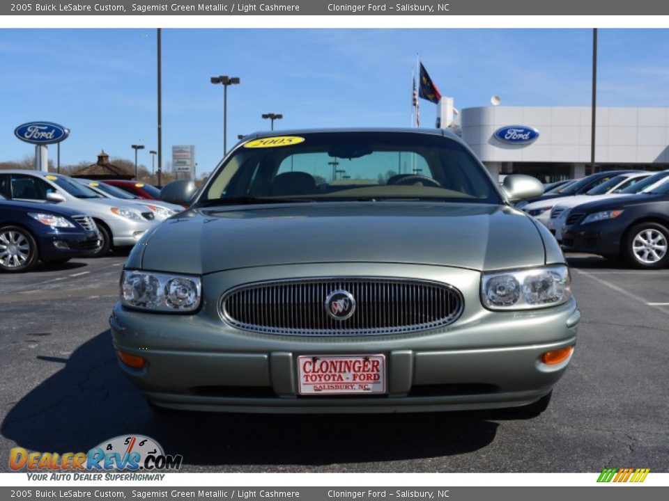 2005 Buick LeSabre Custom Sagemist Green Metallic / Light Cashmere Photo #7