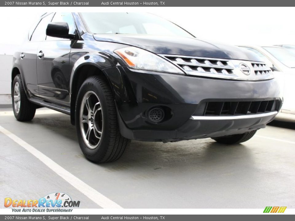 2007 Nissan Murano S Super Black / Charcoal Photo #1