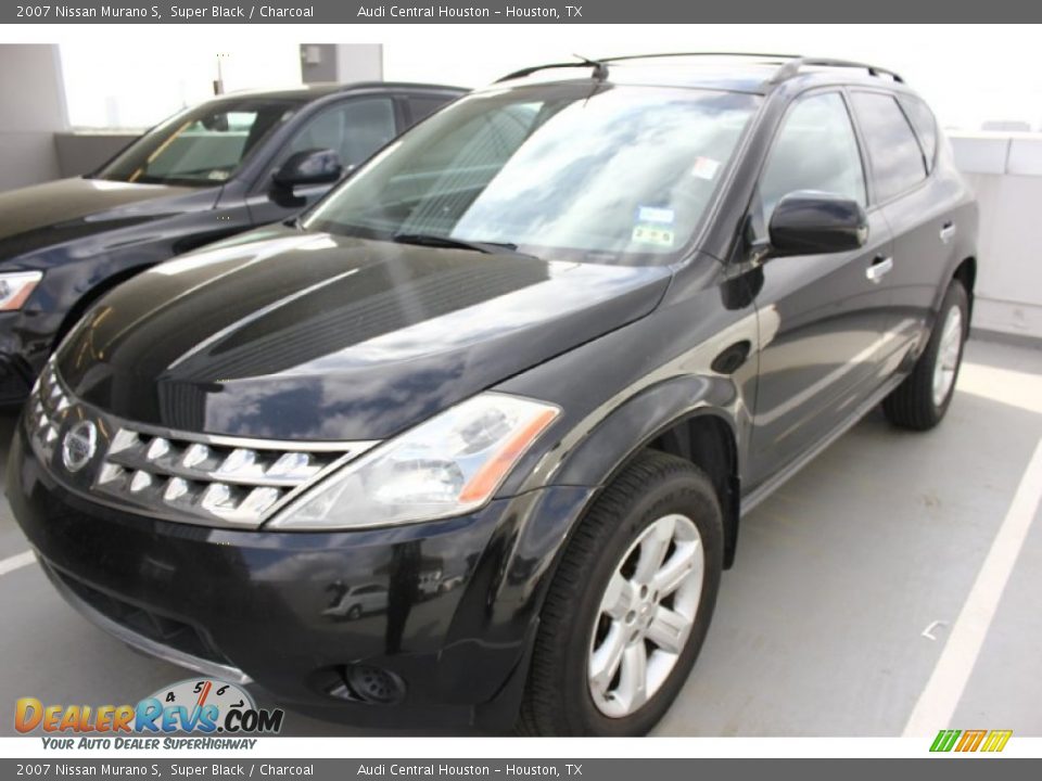 2007 Nissan Murano S Super Black / Charcoal Photo #3