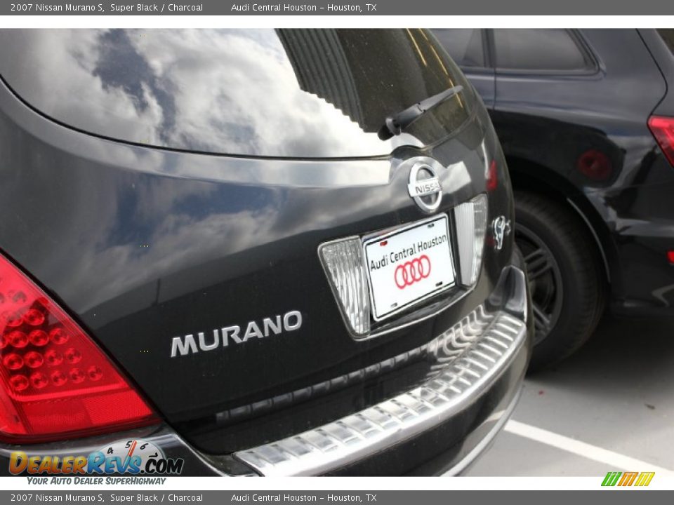 2007 Nissan Murano S Super Black / Charcoal Photo #5
