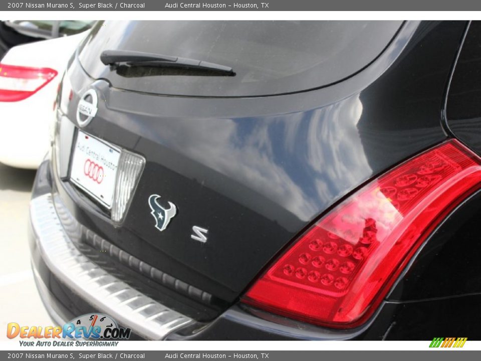 2007 Nissan Murano S Super Black / Charcoal Photo #6