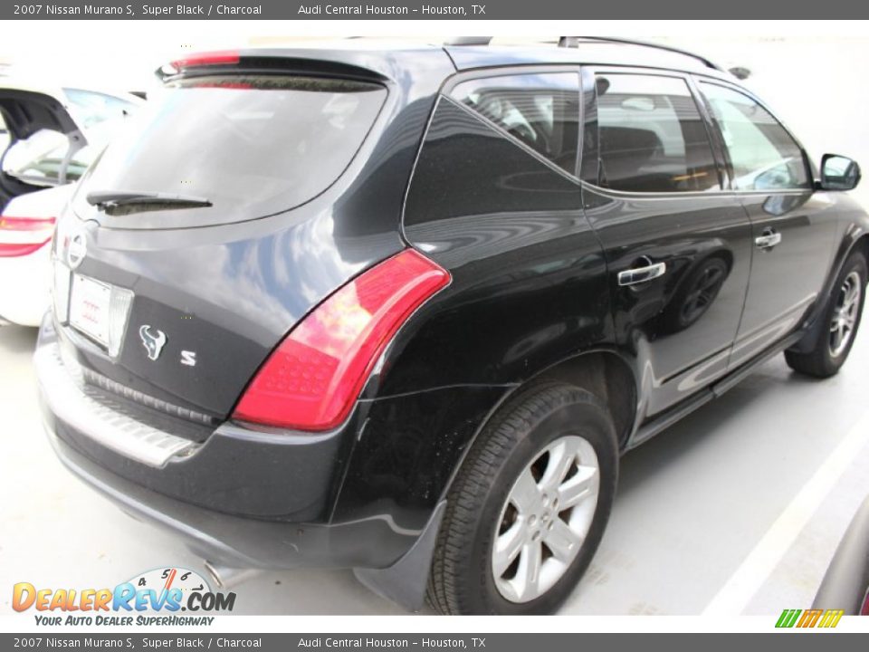 2007 Nissan Murano S Super Black / Charcoal Photo #7
