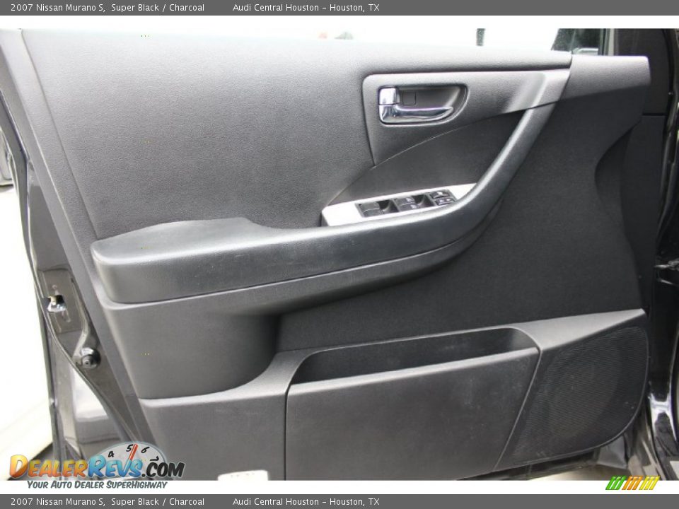 2007 Nissan Murano S Super Black / Charcoal Photo #8