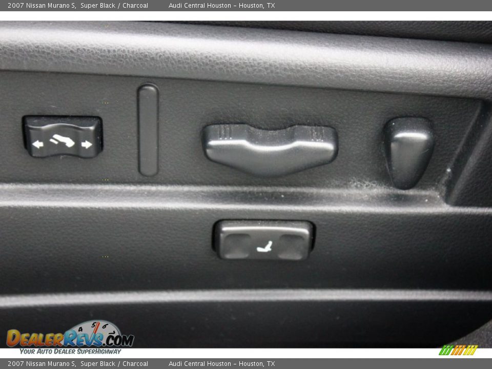 2007 Nissan Murano S Super Black / Charcoal Photo #9