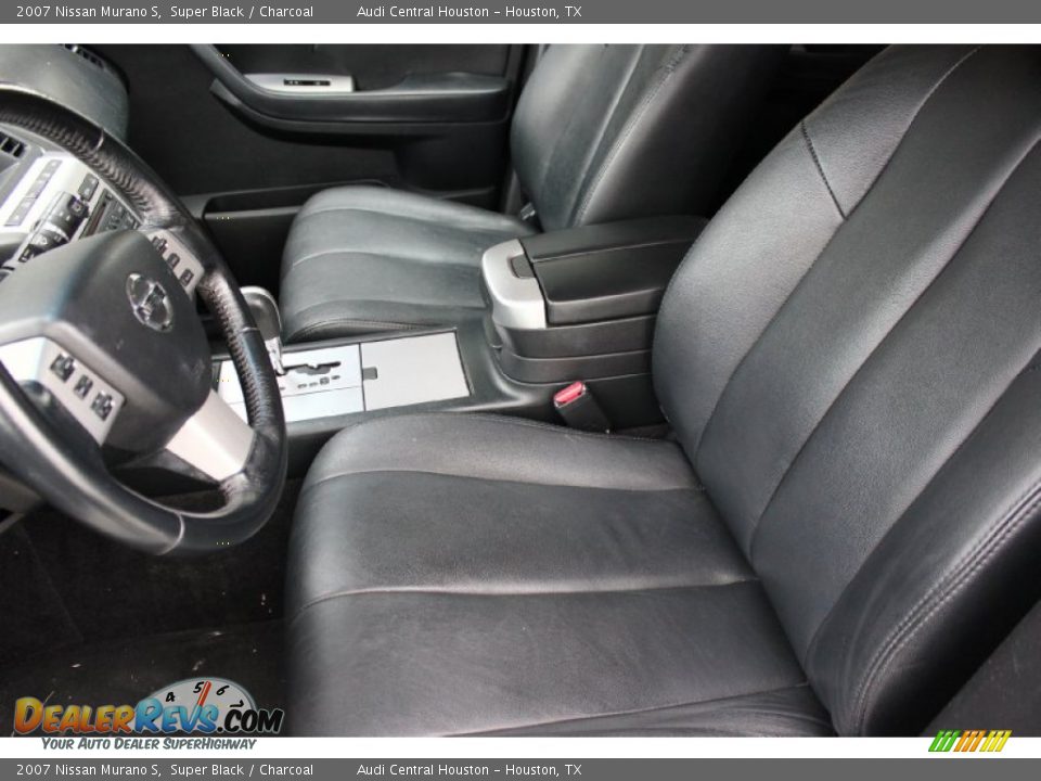 2007 Nissan Murano S Super Black / Charcoal Photo #11