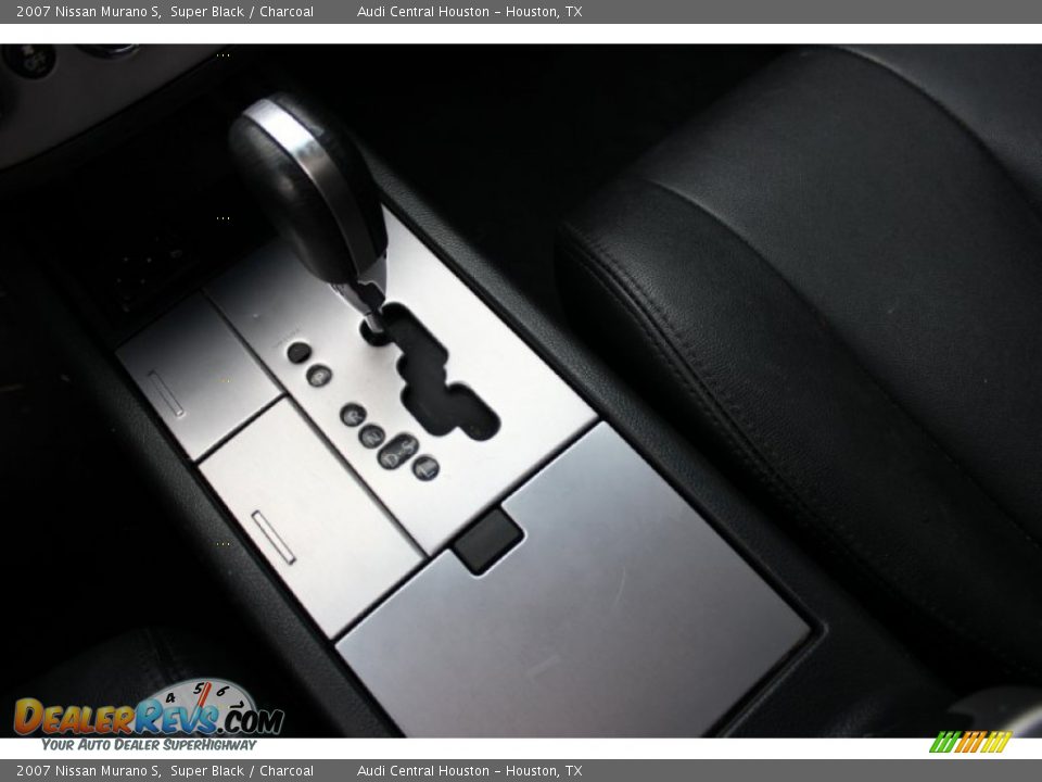 2007 Nissan Murano S Super Black / Charcoal Photo #13